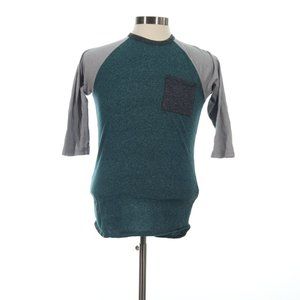 On The Byas Men's Green Pocket Jersey Shirt